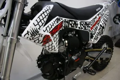 Питбайк BSE (БСЕ) EX125 14/12 Max13 White Red (015)