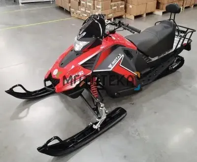Снегоход Motax (Мотакс) Snow Cat 150 чёрный/красный (машинокомплект)
