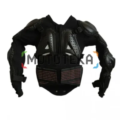 Моточерепаха Wolf (Вольф) AR06 youth (детская) чёрный S