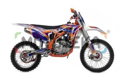 Мотоцикл кроссовый / эндуро BSE (БСЕ) Z8 300e 21/18 Blue Orange Black 1