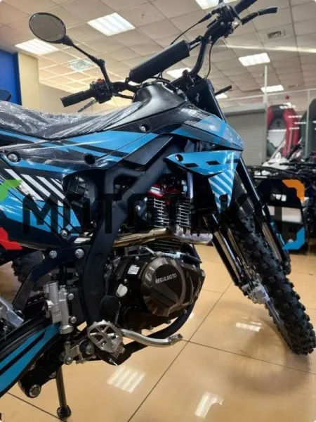 Мотоцикл кроссовый / эндуро Regulmoto (Регулмото) ZR PR 300 4 valves 6 Gear чёрный/синий с ПТС | Мототека