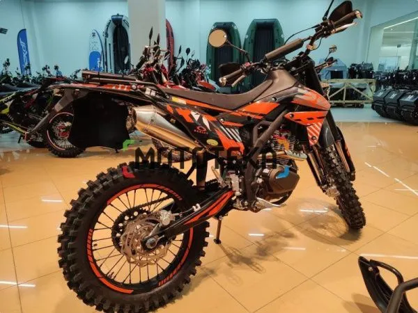 Мотоцикл кроссовый / эндуро Regulmoto (Регулмото) ZR PR 300 4 valves 6 Gear чёрный/оранжевый с ПТС | Мототека