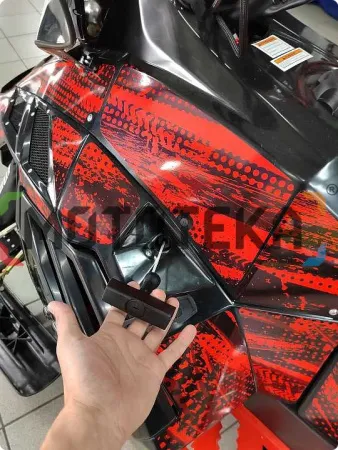 Снегоход IRBIS (Ирбис) SF 200 L Long чёрный/красный с ПСМ - купить с доставкой, по выгодной цене в интернет-магазине Мототека