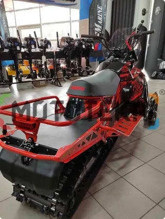 Снегоход IRBIS (Ирбис) SF 200 L Long чёрный/красный с ПСМ - купить с доставкой, по выгодной цене в интернет-магазине Мототека