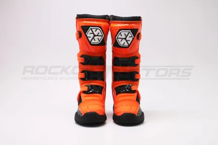 Мотоботы кроссовые SCOYCO (Скойко) MBM009 оранжевый/чёрный 44 - купить с доставкой, по выгодной цене в интернет-магазине Мототека