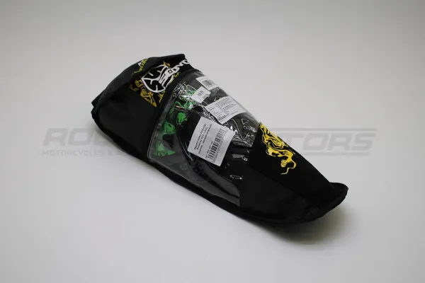 Защита колен SCOYCO Protector K12 (L/XXL, шарнир, черный/зеленый) | Мототека