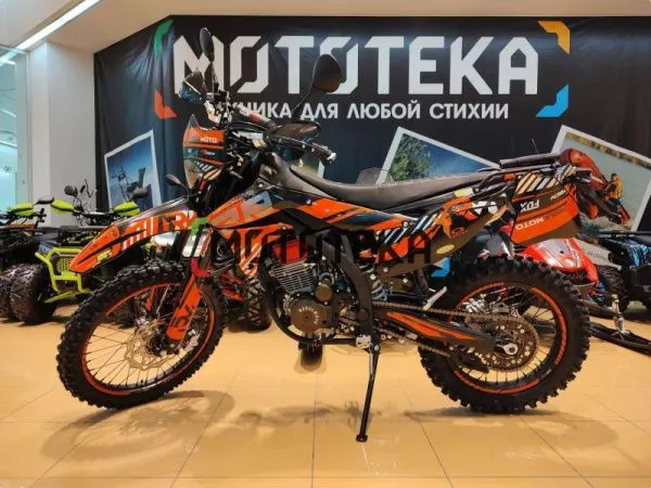 Мотоцикл кроссовый / эндуро Regulmoto (Регулмото) ZR PR 300 4 valves 6 Gear чёрный/оранжевый с ПТС | Мототека