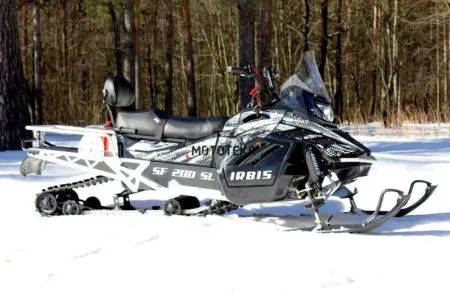 Снегоход IRBIS (Ирбис) SF 200 SL Super Long чёрный/синий с ПСМ - купить с доставкой, по выгодной цене в интернет-магазине Мототека