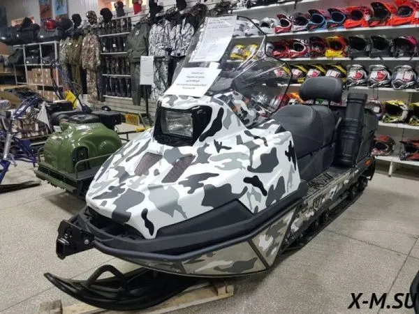 Снегоход Stels (Стелс) Ермак 600L CAMO 2023 с ПСМ | Мототека