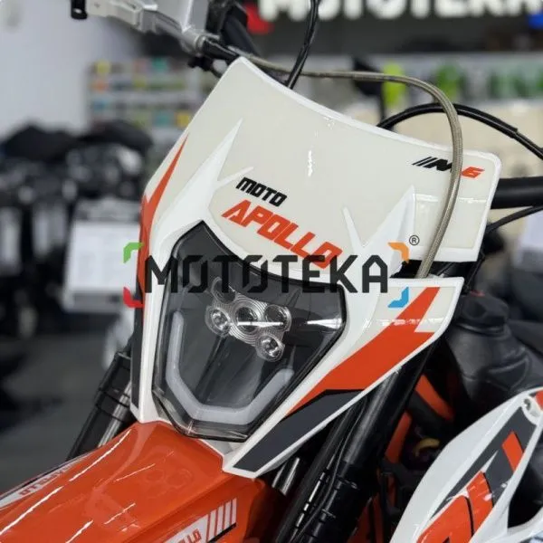 Мотоцикл кроссовый / эндуро Moto Apollo (Мото Аполло) M6 300 EFI (175FMN PR5) белый | Мототека