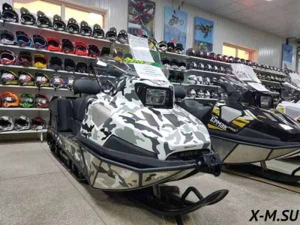 Снегоход Stels (Стелс) Ермак 600L CAMO 2023 с ПСМ | Мототека