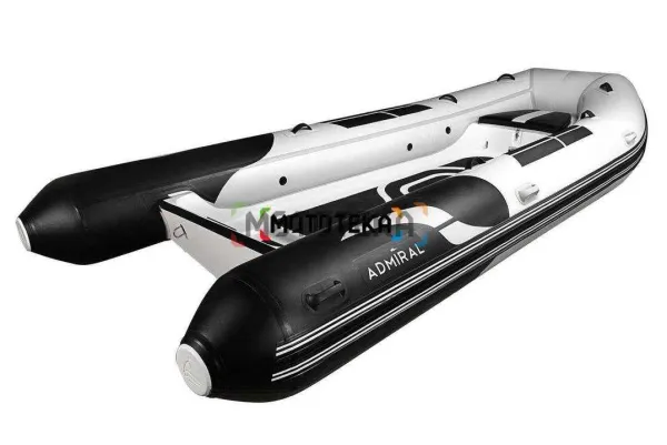 Лодка РИБ (RIB) Admiral (Адмирал) 480 с консолью - желто-черная