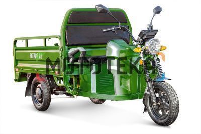 Грузовой электротрицикл Rutrike (Рутрайк) Мастер 1500 60V1000W темно-зеленый