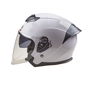Шлем мото открытый AiM (Аим) JK526 White Glossy XL