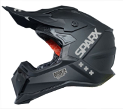 Шлем мото кроссовый Sparx (Спаркс) Raptor (JH-601) чёрный матовый 2XL Шлем мото кроссовый Sparx (Спаркс) Raptor (JH-601) чёрный матовый 2XL