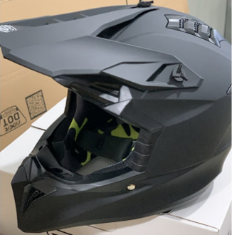 Шлем мото кроссовый детский Motax (Мотакс) G10 чёрный матовый L