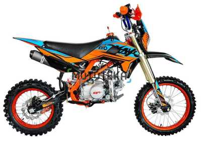 Питбайк KAYO EVOLUTION K125EM 17/14 KRZ (механ. сцепл., эл. стартер 2024 г.)