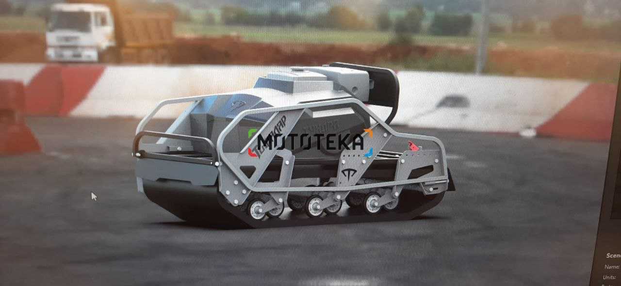 Мотобуксировщик Тофалар ТУНДРА Long Классик 600, 20 л.с., катковая