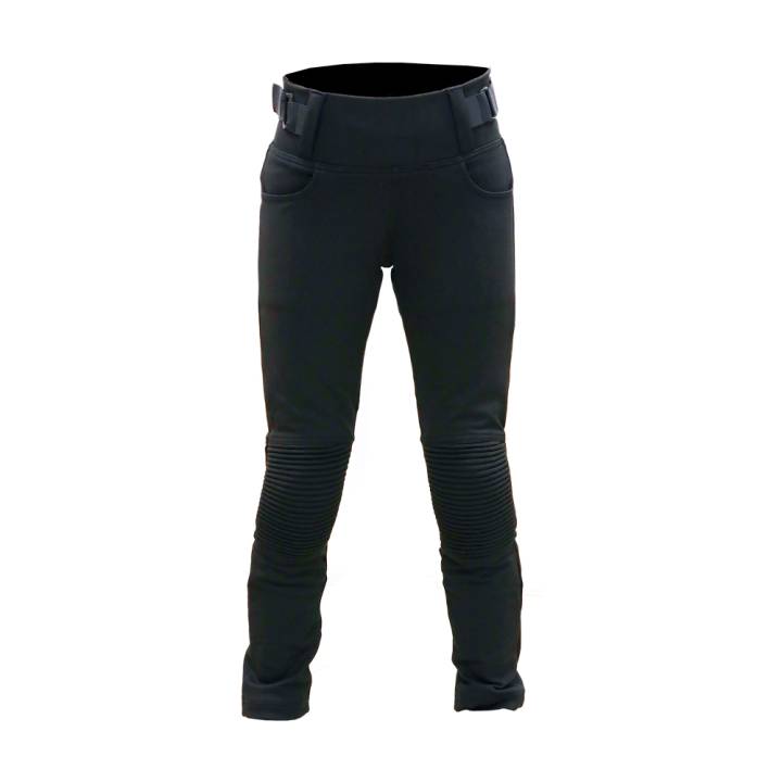 Мотобрюки MCP женские Leggings Stretch черный 32