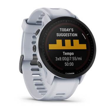 Спортивные часы Garmin (Гармин) Forerunner 955 GPS, Solar, White (010-02638-21) | Мототека
