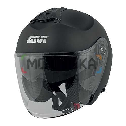 Шлем мото GIVI (Гиви) PLANET SOLID X22 (HPS X22) черный матовый