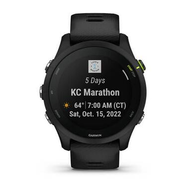 Спортивные часы Garmin (Гармин) Forerunner 255 Music, GPS, черный (010-02641-30) | Мототека