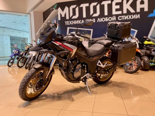 Мотоцикл дорожный CYCLONE (Циклон) RX600 ADV (SR600GY) чёрный с ПТС фото 16