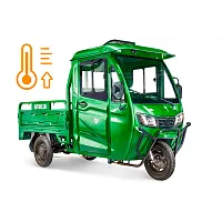 Грузовой электротрицикл Rutrike (Рутрайк) КАРГО Кабина обогрев 1500 60V1000W