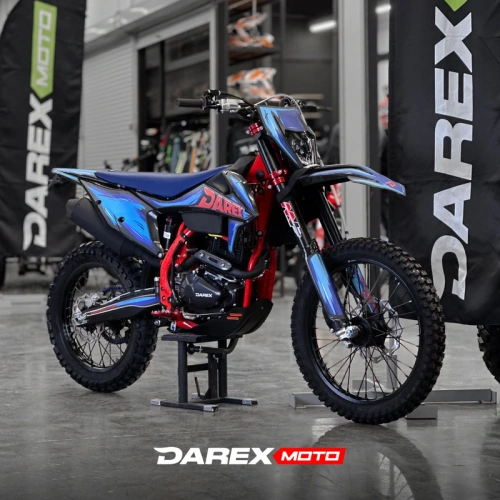 Мотоцикл кроссовый / эндуро Darex (Дарекс) UL red/blue (красный/синий) фото 2