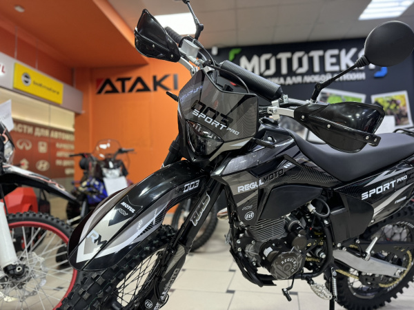 Мотоцикл кроссовый / эндуро Regulmoto (Регулмото) Sport - 003 PR PRO 300 (4 valves) 6 передач чёрный с ПТС | Мототека