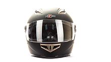Шлем мото интеграл HIZER (Хайзер) 527 (L) #2 matte-black