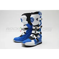 Мотоботы кроссовые SCOYCO (Скойко) MBM006, синий/белый, 39