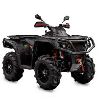 Квадроцикл AODES (Аодес) Pathcross ATV1000S PRO EPS одноместный черный с ПСМ