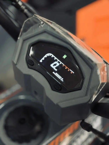 Квадроцикл детский FXMOTO (ФХМото) SS125-2 серо-оранжевый (машинокомплект) фото 4