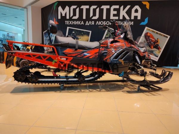 Снегоход IRBIS (Ирбис) SF 200 SL Super Long чёрный/красный с ПСМ | Мототека