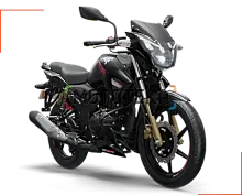 Мотоцикл дорожный TVS APACHE RTR 180 чёрный с ПТС