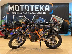 Техника в наличии! Мотоцикл кроссовый / эндуро Regulmoto (Регулмото) ATHLETE PRO (4 valves) 6 передач чёрный/оранжевый/синий с ПТС
