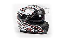 Шлем интеграл THH TS - 44#3 WHT/RED (L)