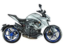 Мотоцикл дорожный Zontes (Зонтес) ZT350 - R1 (4T ZT184MP EFI) 17/17 серебристый с ПТС