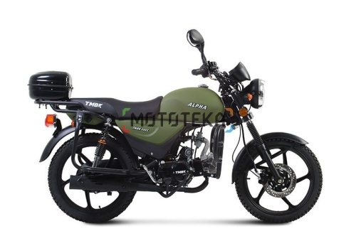 Мопед TMBK ALPHA 50 (110) Army Green-зеленый Мопед TMBK ALPHA 50 (110) Army Green-зеленый