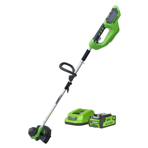 Триммер аккумуляторный Greenworks G40LTK4, 40V, 30 см, с 1хАКБ 4 Ач и ЗУ (2101507UB)