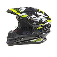 Шлем мото кроссовый AiM (Аим) JK803S Yellow/Black M