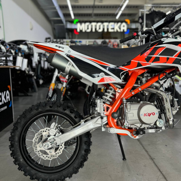 Питбайк KAYO (Кайо) BASIC K125EM 17/14 KRZ (механ. сцепл.. эл. стартер 2024 г.) | Мототека