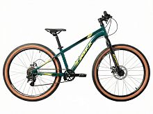 Велосипед Foxx (Фокс) 24" AZTEC JR зеленый, сталь, размер 12"