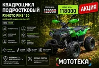 Первый квадроцикл для подростка теперь выгоднее! FXMOTO PIKE 150