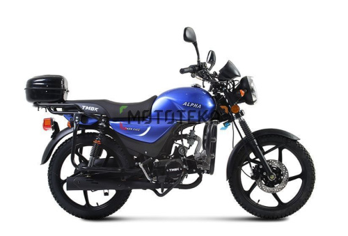 Мопед TMBK ALPHA 50 (110) Blue Мопед TMBK ALPHA 50 (110) Blue