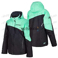 Куртка для снегохода (женская) KLIM ALLURE №4 black-green (текстиль) (S)