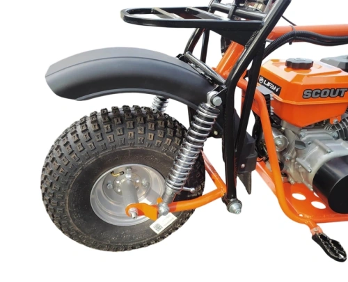 Мотоцикл СПРИНТ на редукторе, колеса 8” (20х7-8’’), LIFAN KP230ER, фара, электростартер фото 6