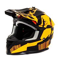 Шлем мото кроссовый GTX 633 (S) #5 BLACK/FLUO ORANGE