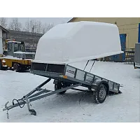 Прицеп с пластиковой крышкой БАРС 1020